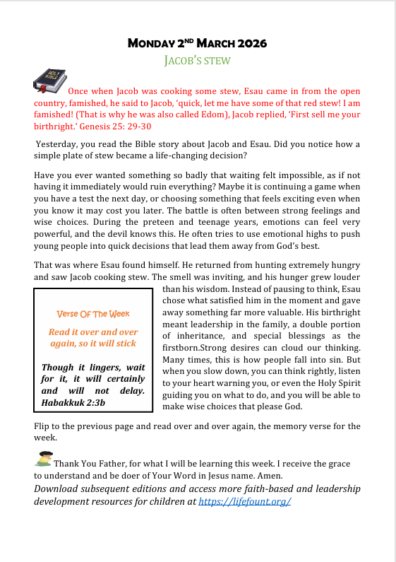 5 Minutes a Day with Jesus (March 2026) - Image 3